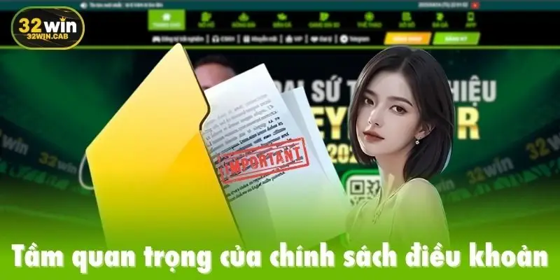 Tầm quan trọng của chính sách điều khoản
