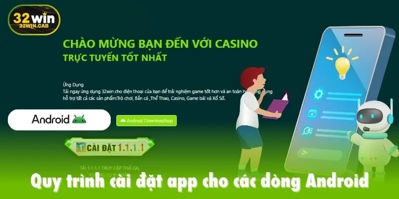 Quy trình cài đặt app cho các dòng Android