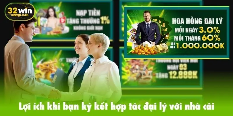 Lợi ích khi bạn ký kết hợp tác đại lý với nhà cái