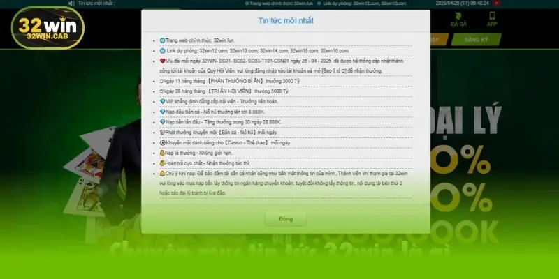 Chuyên mục tin tức 32win