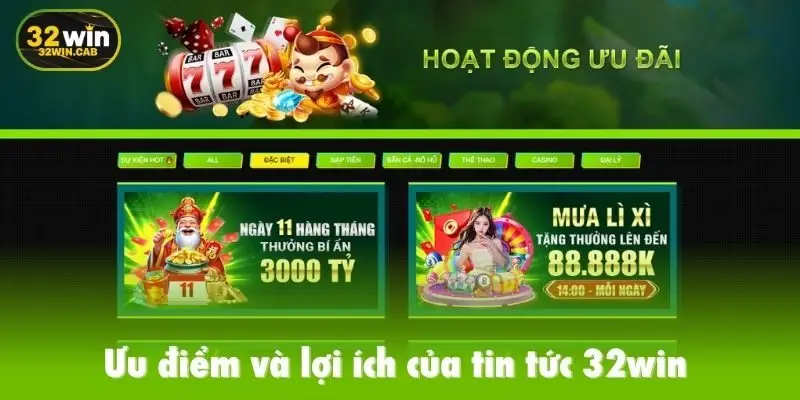 Ưu điểm và lợi ích của tin tức